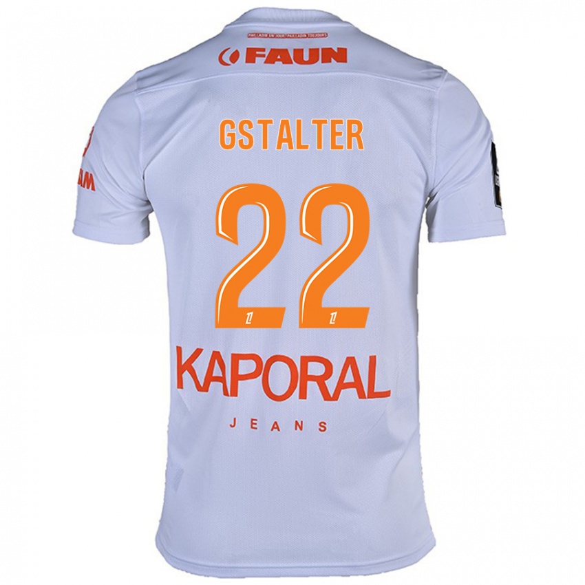 Børn Lola Gstalter #22 Hvid Udebane Spillertrøjer 2024/25 Trøje T-Shirt