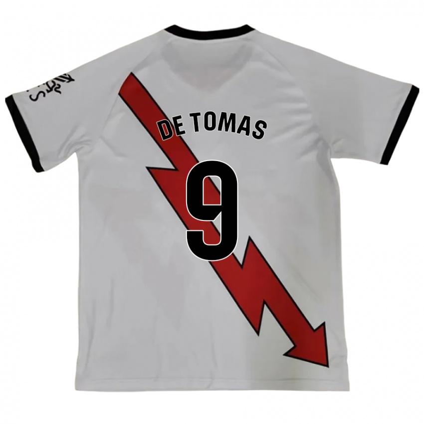 Børn Raúl De Tomás #9 Rød Udebane Spillertrøjer 2024/25 Trøje T-Shirt