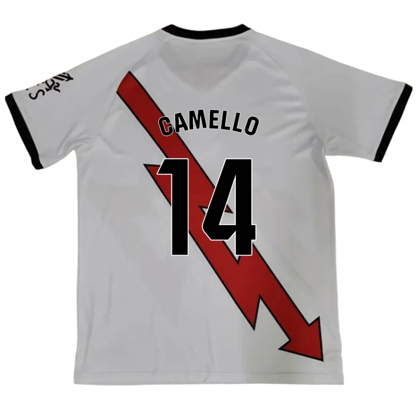 Børn Sergio Camello #14 Rød Udebane Spillertrøjer 2024/25 Trøje T-Shirt