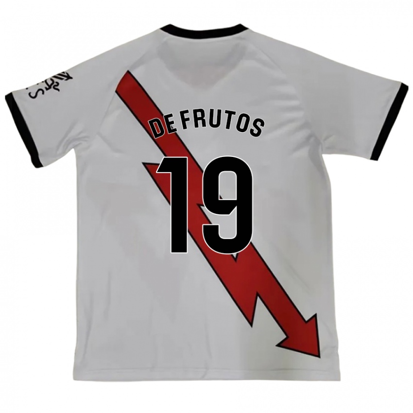 Børn Jorge De Frutos #19 Rød Udebane Spillertrøjer 2024/25 Trøje T-Shirt