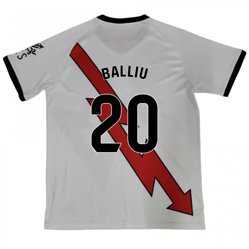 Børn Iván Balliu #20 Rød Udebane Spillertrøjer 2024/25 Trøje T-Shirt