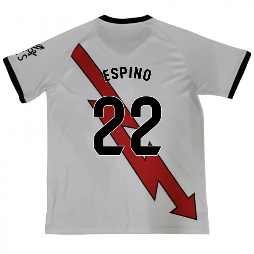 Børn Alfonso Espino #22 Rød Udebane Spillertrøjer 2024/25 Trøje T-Shirt