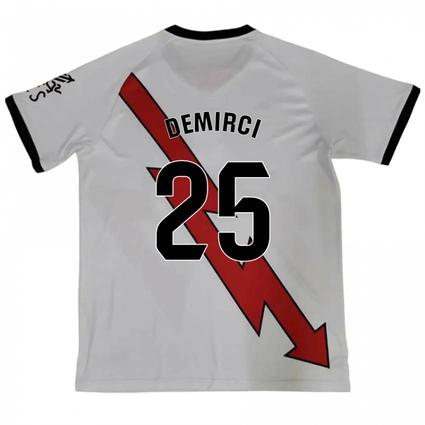 Børn Mert Demirci #25 Rød Udebane Spillertrøjer 2024/25 Trøje T-Shirt