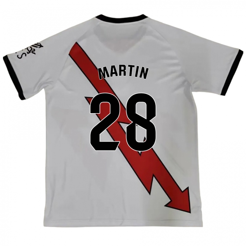 Børn Pablo Martín #28 Rød Udebane Spillertrøjer 2024/25 Trøje T-Shirt