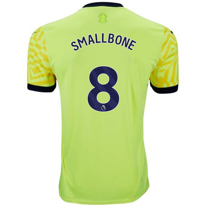 Børn Will Smallbone #8 Gul Udebane Spillertrøjer 2024/25 Trøje T-Shirt