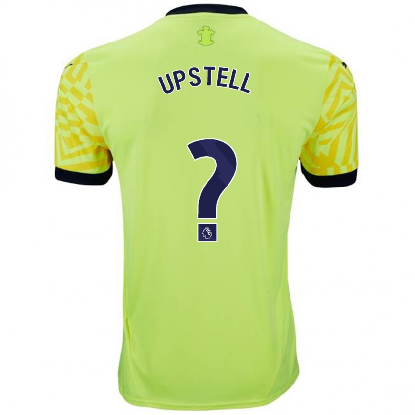 Børn Henry Upstell #0 Gul Udebane Spillertrøjer 2024/25 Trøje T-Shirt