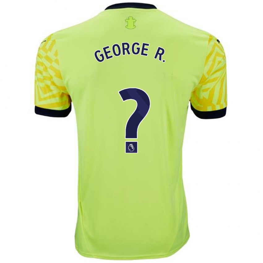 Børn George Robinson #0 Gul Udebane Spillertrøjer 2024/25 Trøje T-Shirt