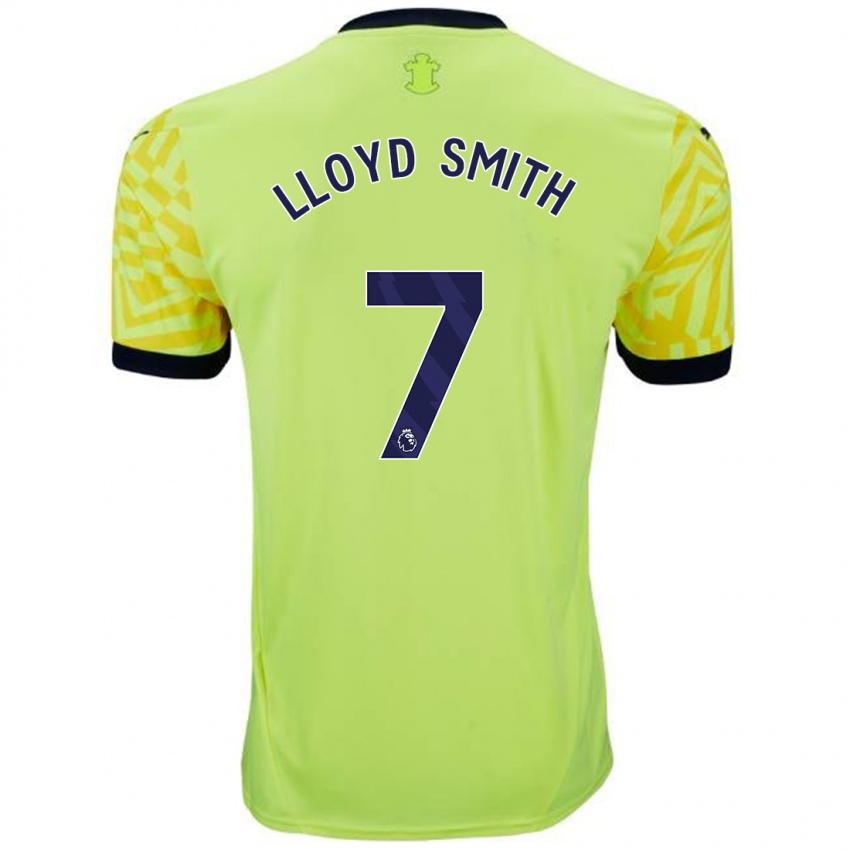 Børn Lexi Lloyd-Smith #7 Gul Udebane Spillertrøjer 2024/25 Trøje T-Shirt