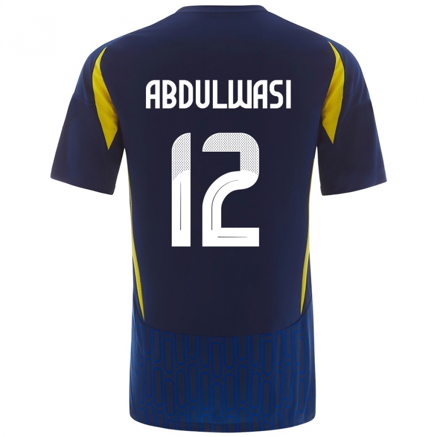 Børn Dalal Abdulwasi #12 Blå Gul Udebane Spillertrøjer 2024/25 Trøje T-Shirt