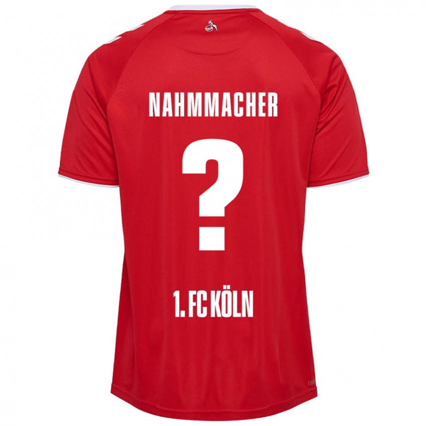 Børn Emil Nahmmacher #0 Rød Hvid Udebane Spillertrøjer 2024/25 Trøje T-Shirt