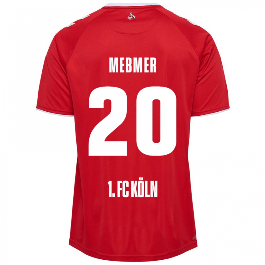 Børn Meike Meßmer #20 Rød Hvid Udebane Spillertrøjer 2024/25 Trøje T-Shirt