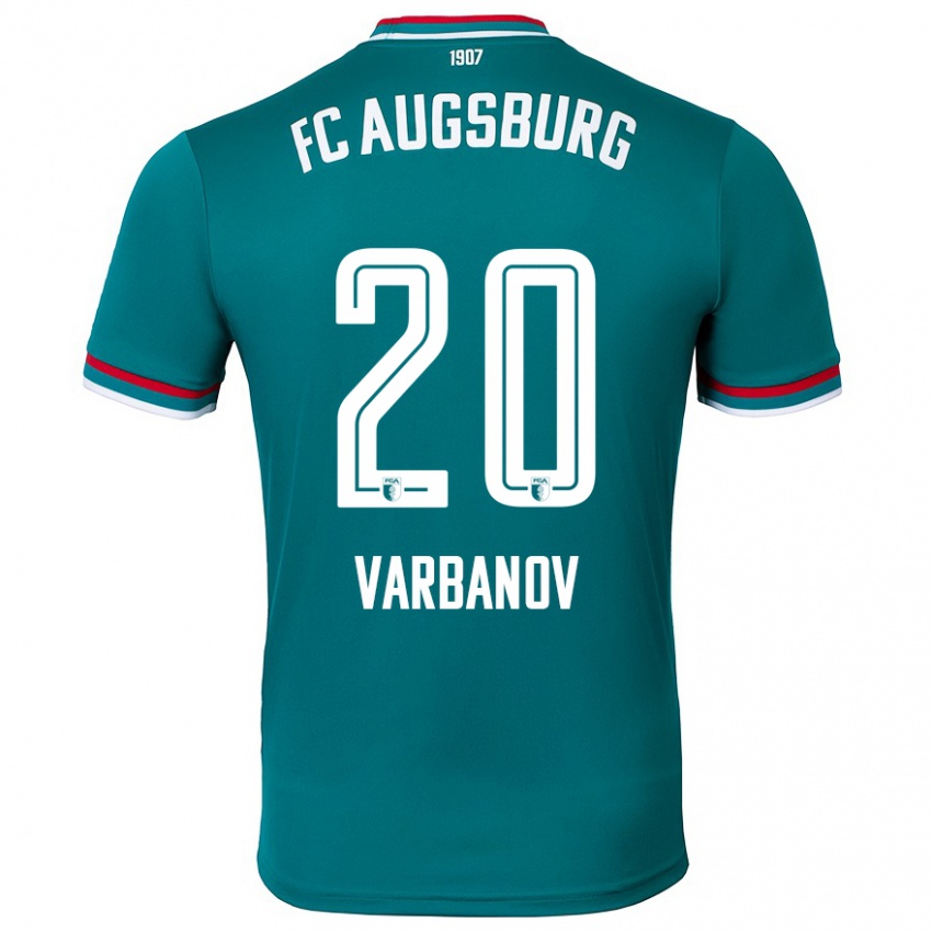 Børn Svetoslav Varbanov #20 Mørkegrøn Udebane Spillertrøjer 2024/25 Trøje T-Shirt