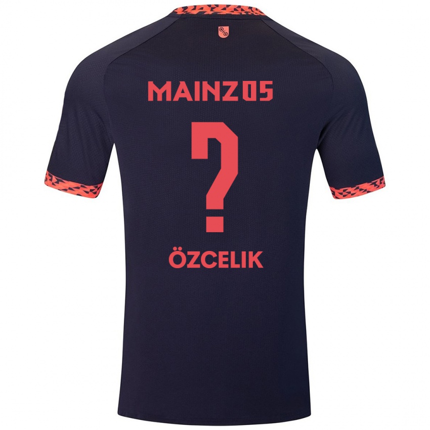 Børn Mehmet Özcelik #0 Blå Koralrød Udebane Spillertrøjer 2024/25 Trøje T-Shirt