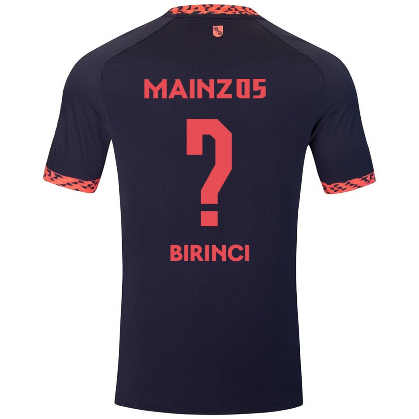 Børn Muhammed Birinci #0 Blå Koralrød Udebane Spillertrøjer 2024/25 Trøje T-Shirt