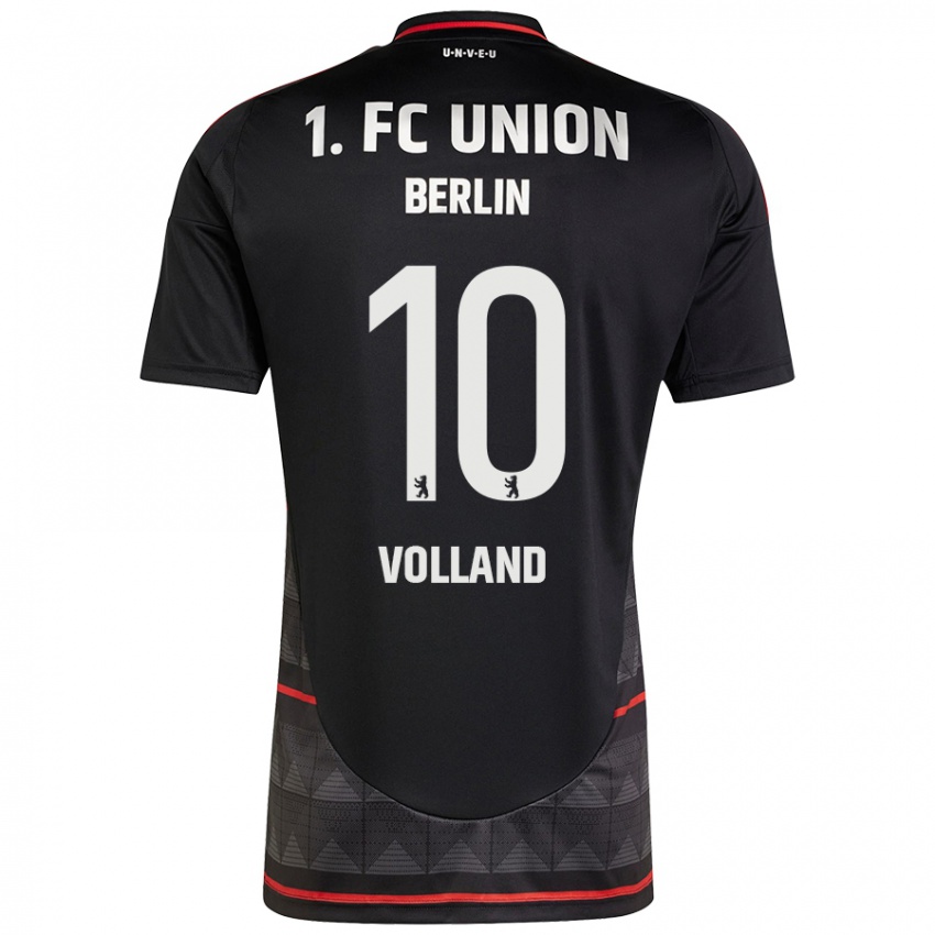 Børn Kevin Volland #10 Sort Udebane Spillertrøjer 2024/25 Trøje T-Shirt