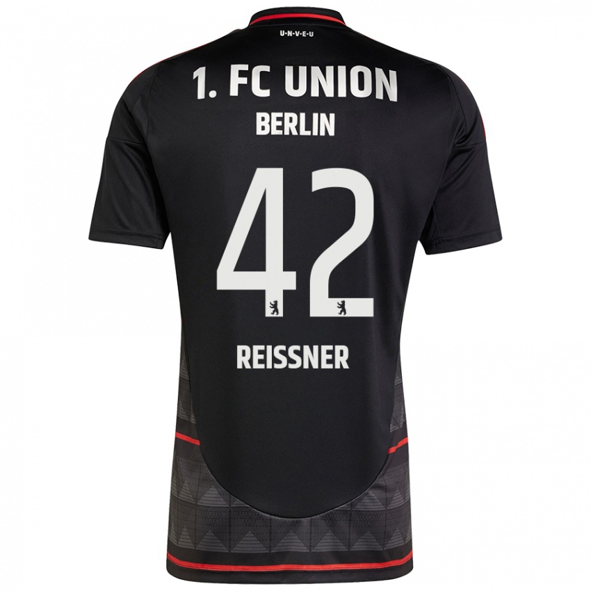 Børn Naika Reissner #42 Sort Udebane Spillertrøjer 2024/25 Trøje T-Shirt