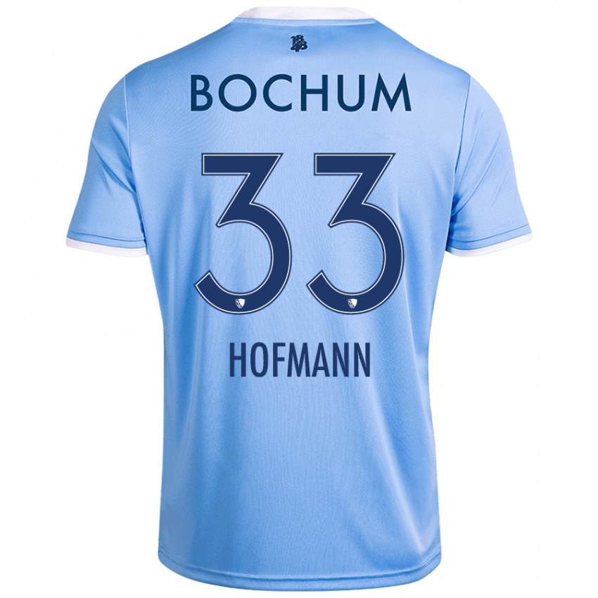 Børn Philipp Hofmann #33 Himmelblå Udebane Spillertrøjer 2024/25 Trøje T-Shirt