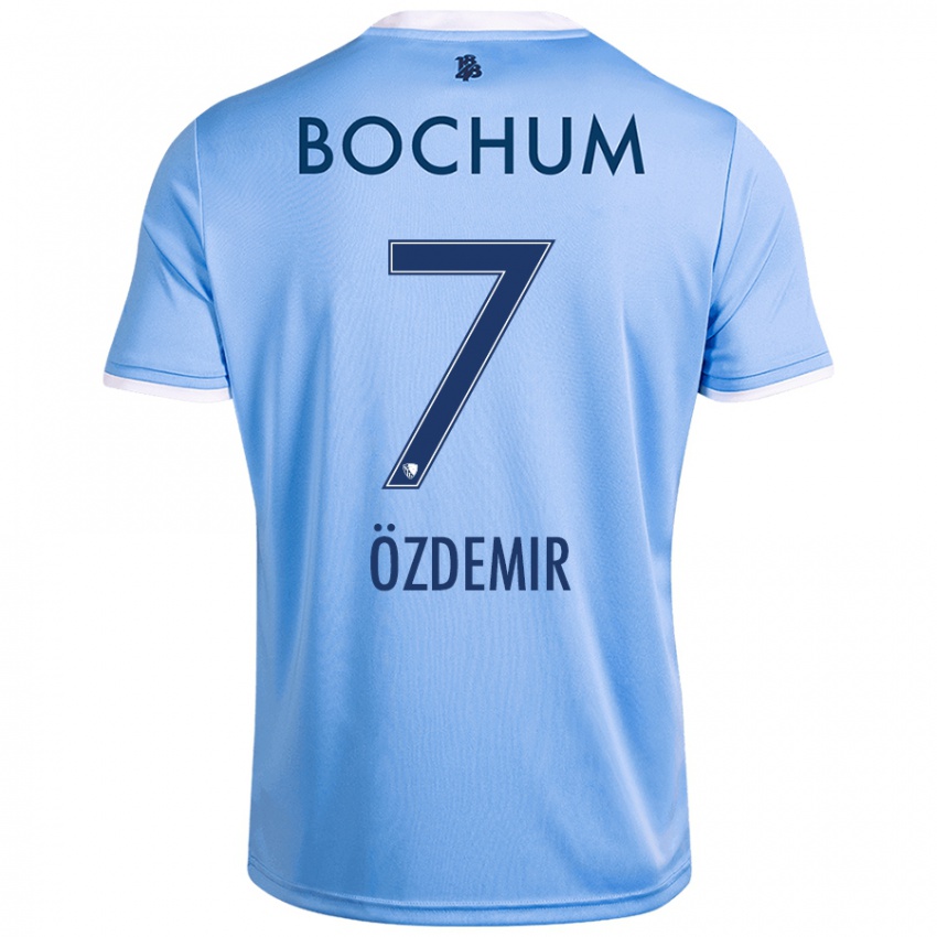 Børn Tolga Özdemir #7 Himmelblå Udebane Spillertrøjer 2024/25 Trøje T-Shirt