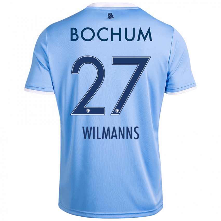 Børn Anjo Wilmanns #27 Himmelblå Udebane Spillertrøjer 2024/25 Trøje T-Shirt