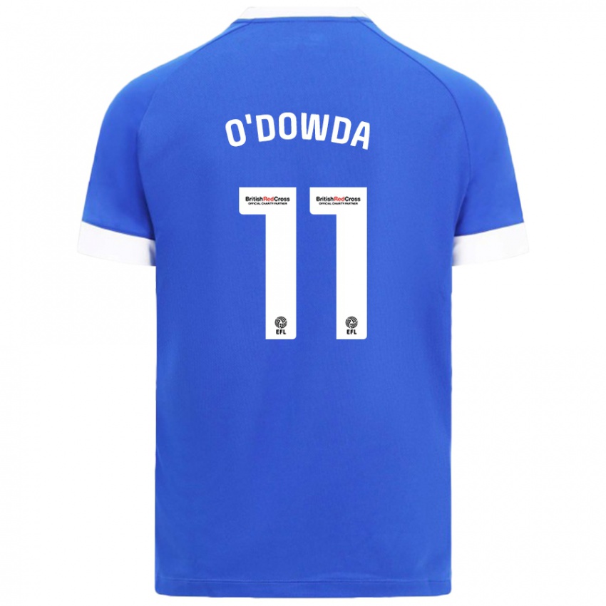 Mænd Callum O'dowda #11 Himmelblå Hjemmebane Spillertrøjer 2024/25 Trøje T-Shirt