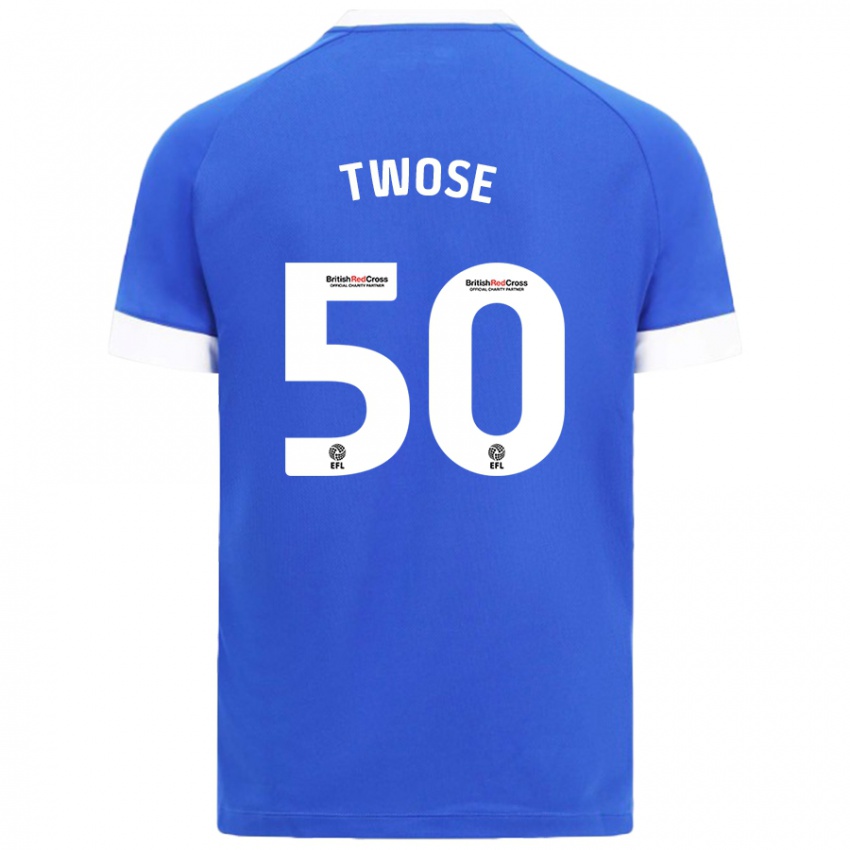 Mænd Cody Twose #50 Himmelblå Hjemmebane Spillertrøjer 2024/25 Trøje T-Shirt