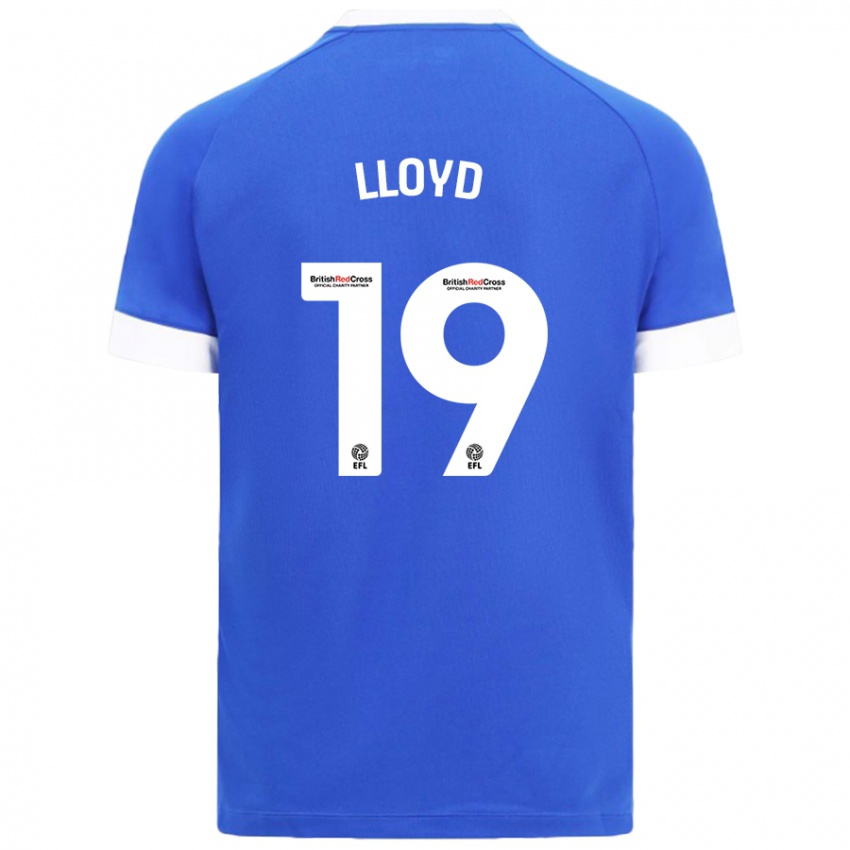 Mænd Madison Lloyd #19 Himmelblå Hjemmebane Spillertrøjer 2024/25 Trøje T-Shirt