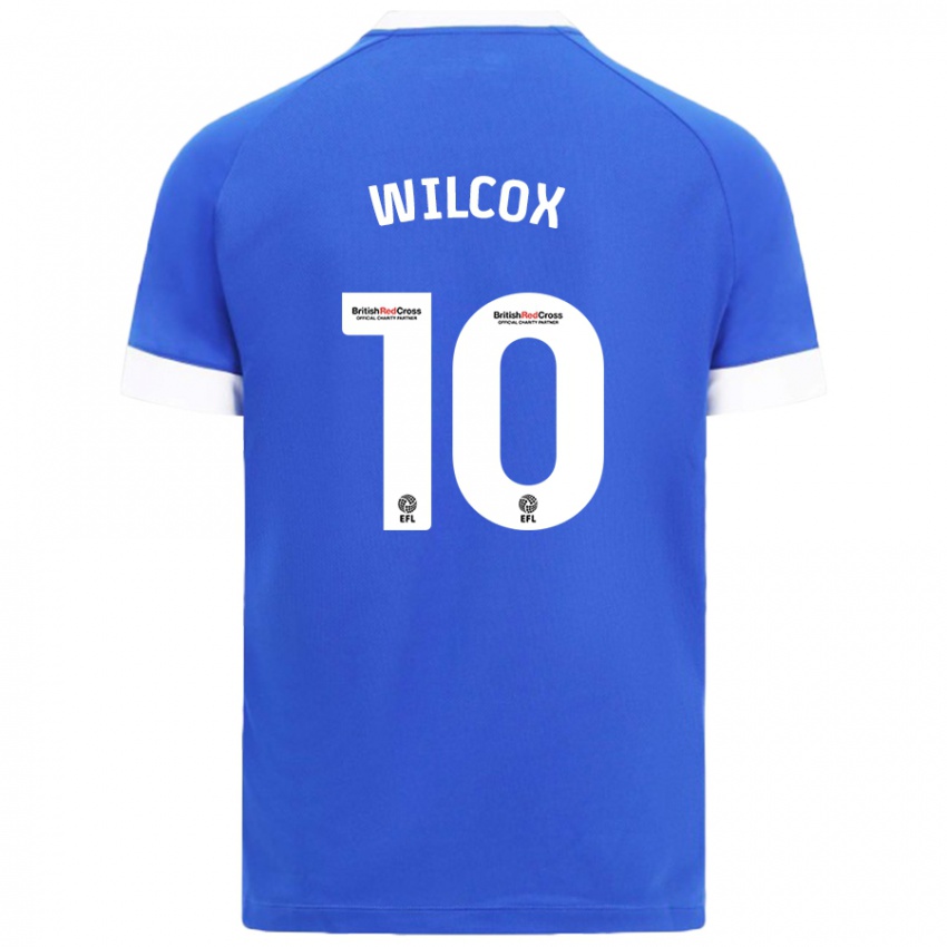 Mænd Danielle Wilcox #10 Himmelblå Hjemmebane Spillertrøjer 2024/25 Trøje T-Shirt