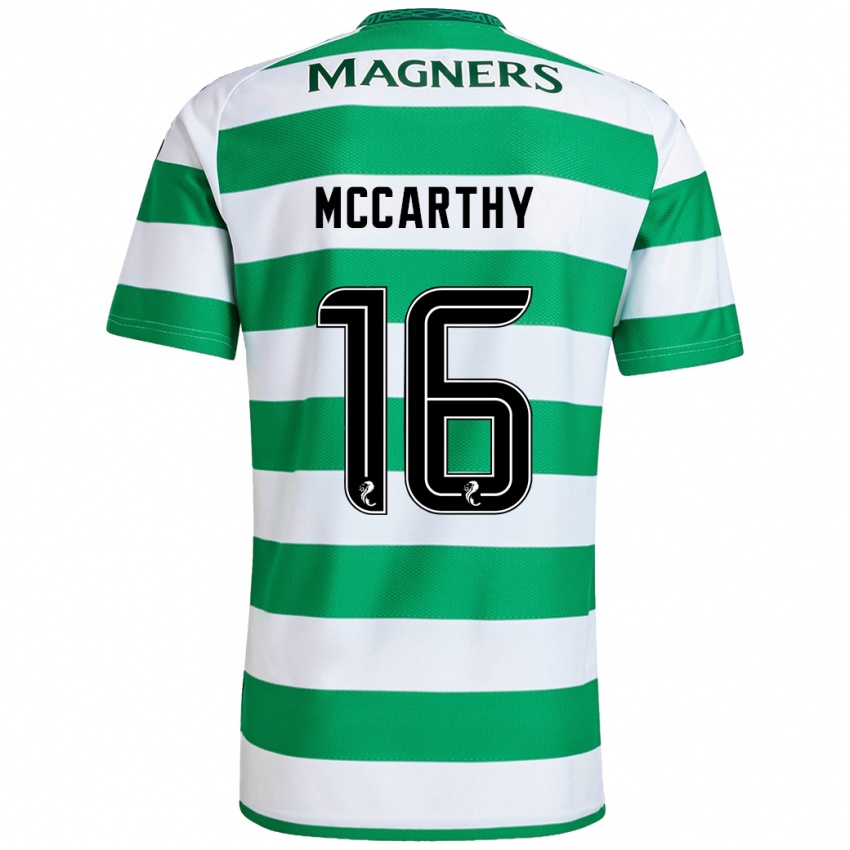 Mænd James Mccarthy #16 Grøn Hvid Hjemmebane Spillertrøjer 2024/25 Trøje T-Shirt