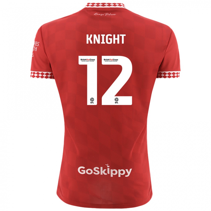 Mænd Jason Knight #12 Rød Hjemmebane Spillertrøjer 2024/25 Trøje T-Shirt