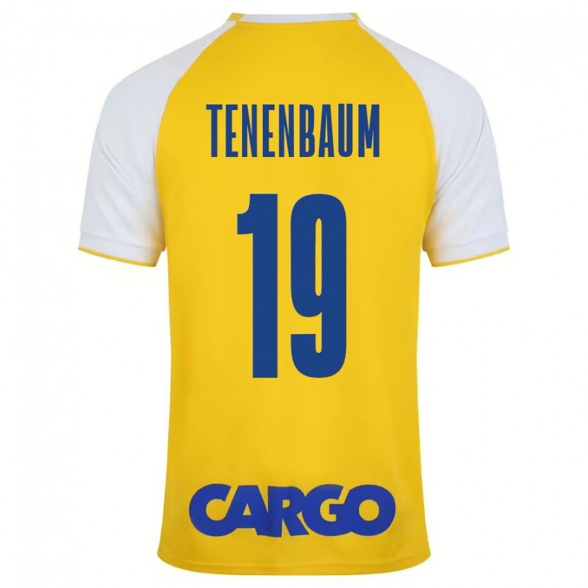 Mænd Daniel Tenenbaum #19 Gul Hvid Hjemmebane Spillertrøjer 2024/25 Trøje T-Shirt