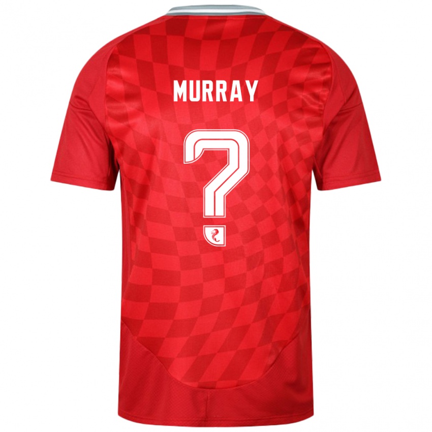 Mænd Phoebe Murray #0 Rød Hjemmebane Spillertrøjer 2024/25 Trøje T-Shirt