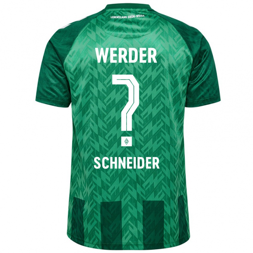 Mænd Dieter Schneider #0 Grøn Hjemmebane Spillertrøjer 2024/25 Trøje T-Shirt