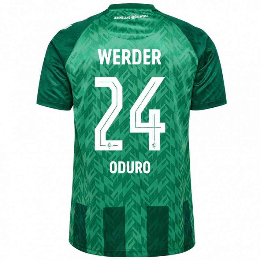 Mænd Ricardo Oduro #24 Grøn Hjemmebane Spillertrøjer 2024/25 Trøje T-Shirt