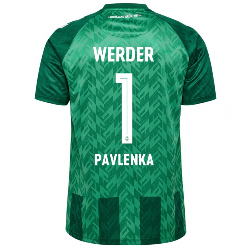 Mænd Jiri Pavlenka #1 Grøn Hjemmebane Spillertrøjer 2024/25 Trøje T-Shirt