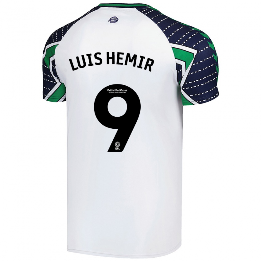 Mænd Luis Semedo #9 Hvid Udebane Spillertrøjer 2024/25 Trøje T-Shirt