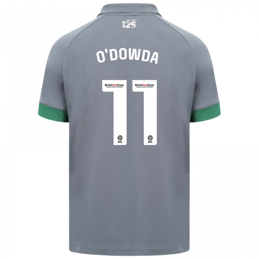 Mænd Callum O'dowda #11 Mørkegrå Udebane Spillertrøjer 2024/25 Trøje T-Shirt