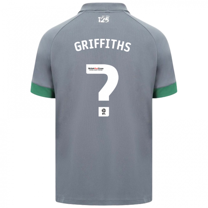 Mænd Ewan Griffiths #0 Mørkegrå Udebane Spillertrøjer 2024/25 Trøje T-Shirt