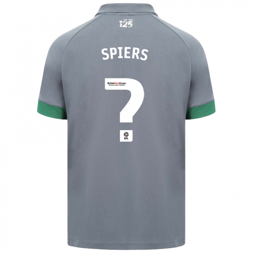 Mænd Will Spiers #0 Mørkegrå Udebane Spillertrøjer 2024/25 Trøje T-Shirt