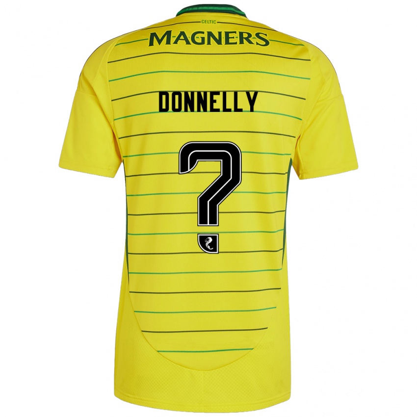 Mænd Jacob Donnelly #0 Gul Udebane Spillertrøjer 2024/25 Trøje T-Shirt