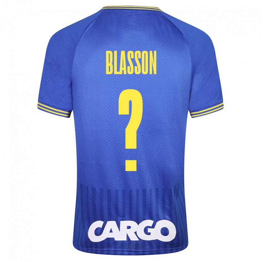 Mænd Ariel Blasson #0 Hvid Udebane Spillertrøjer 2024/25 Trøje T-Shirt