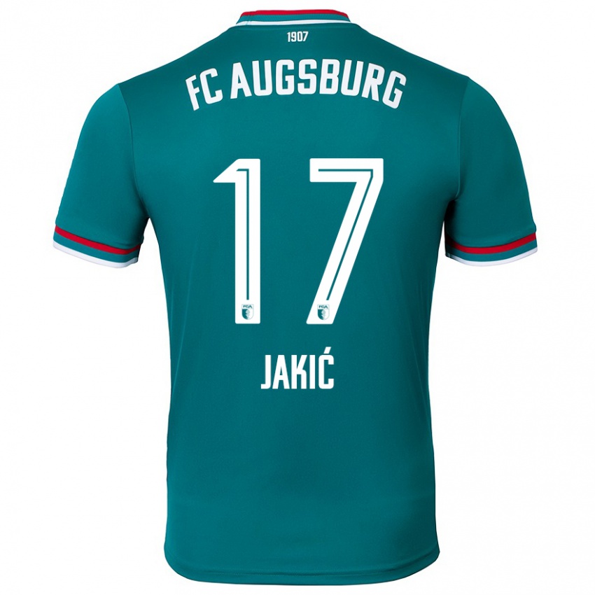 Mænd Kristijan Jakic #17 Mørkegrøn Udebane Spillertrøjer 2024/25 Trøje T-Shirt