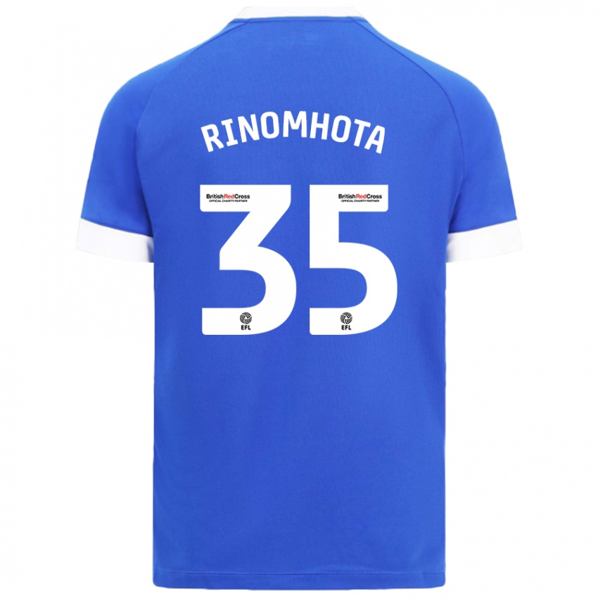 Kvinder Andy Rinomhota #35 Himmelblå Hjemmebane Spillertrøjer 2024/25 Trøje T-Shirt