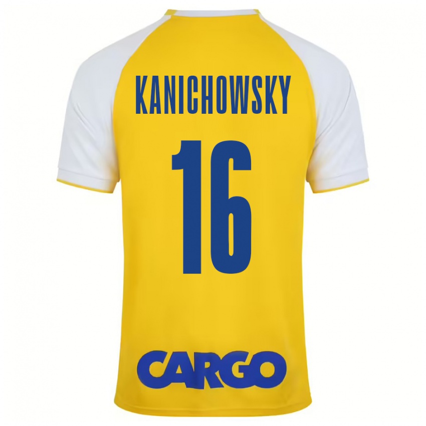 Kvinder Gabi Kanichowsky #16 Gul Hvid Hjemmebane Spillertrøjer 2024/25 Trøje T-Shirt