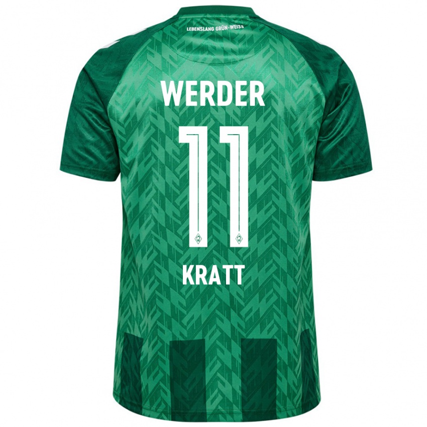 Kvinder Ronan Kratt #11 Grøn Hjemmebane Spillertrøjer 2024/25 Trøje T-Shirt