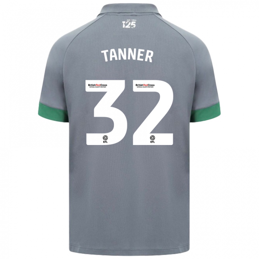 Kvinder Ollie Tanner #32 Mørkegrå Udebane Spillertrøjer 2024/25 Trøje T-Shirt