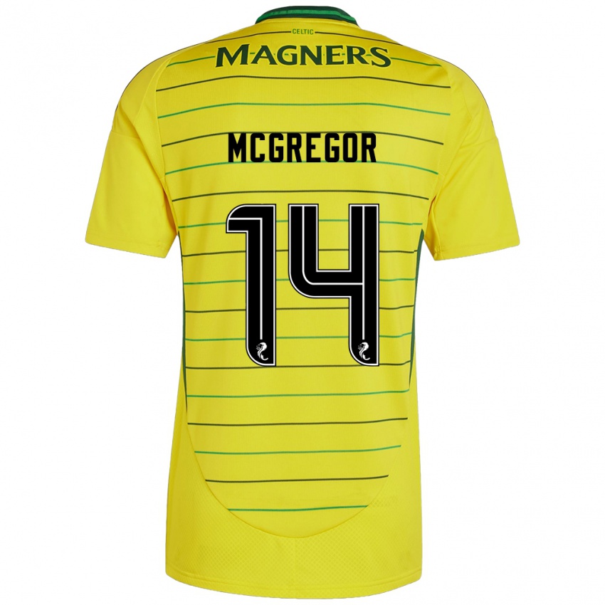 Kvinder Shannon Mcgregor #14 Gul Udebane Spillertrøjer 2024/25 Trøje T-Shirt