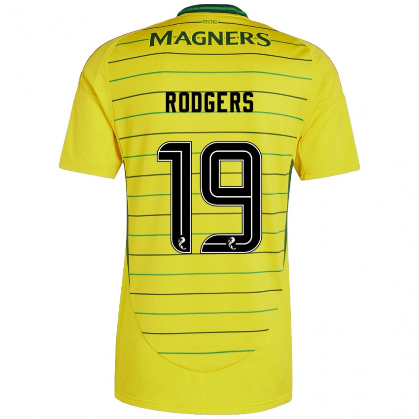 Kvinder Lisa Rodgers #19 Gul Udebane Spillertrøjer 2024/25 Trøje T-Shirt