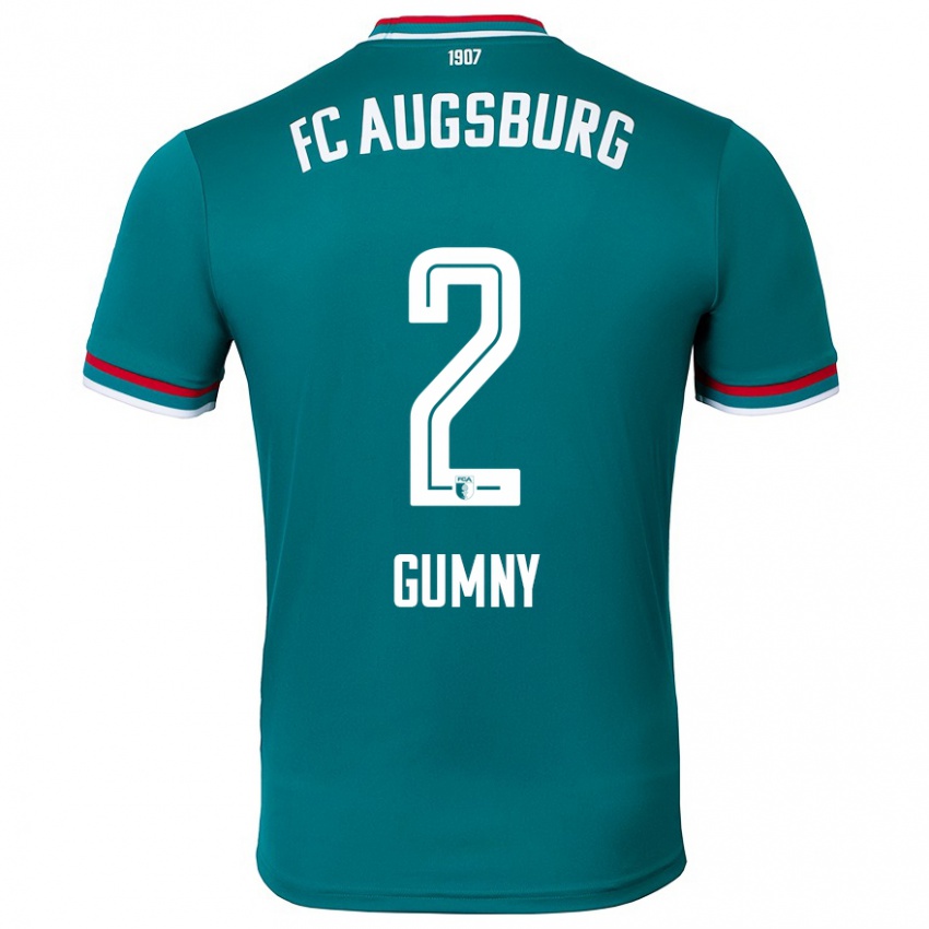 Kvinder Robert Gumny #2 Mørkegrøn Udebane Spillertrøjer 2024/25 Trøje T-Shirt