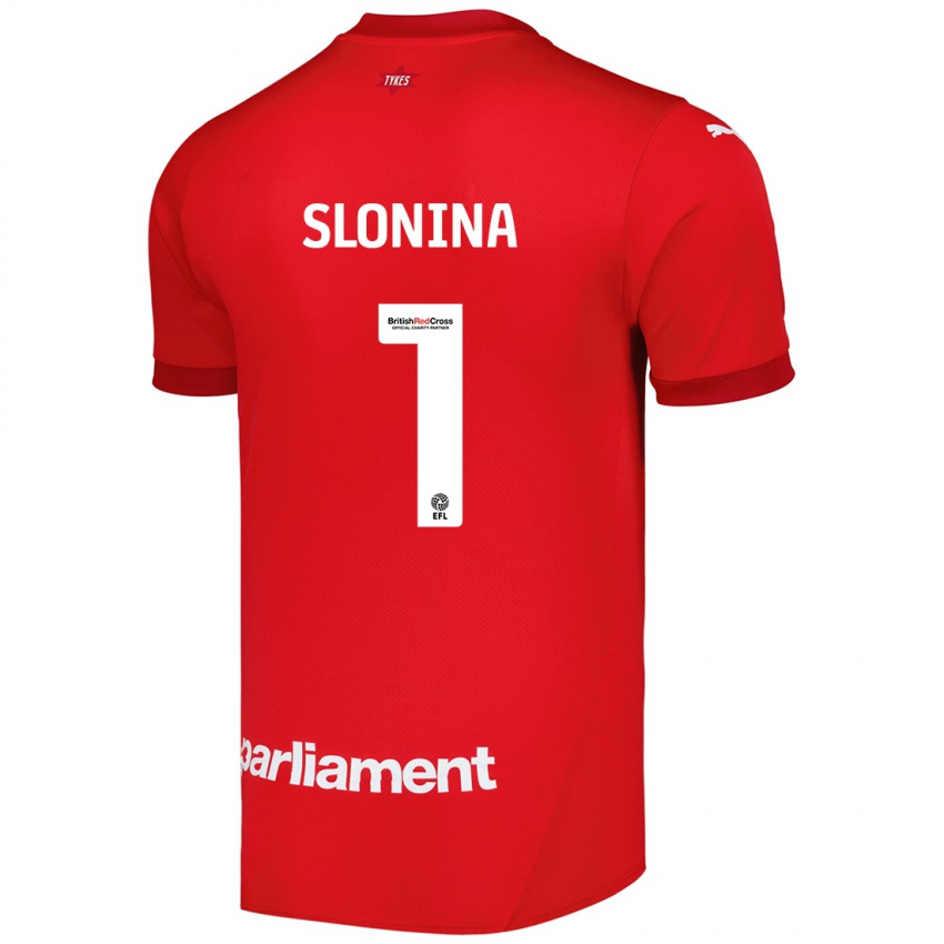 Børn Gabriel Slonina #1 Rød Hjemmebane Spillertrøjer 2024/25 Trøje T-Shirt