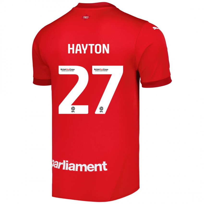 Børn Adam Hayton #27 Rød Hjemmebane Spillertrøjer 2024/25 Trøje T-Shirt